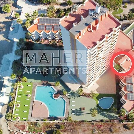 Cozy 1St Sea Line Apartment In The Quiet Area Los Cristianos  Kültér fotó