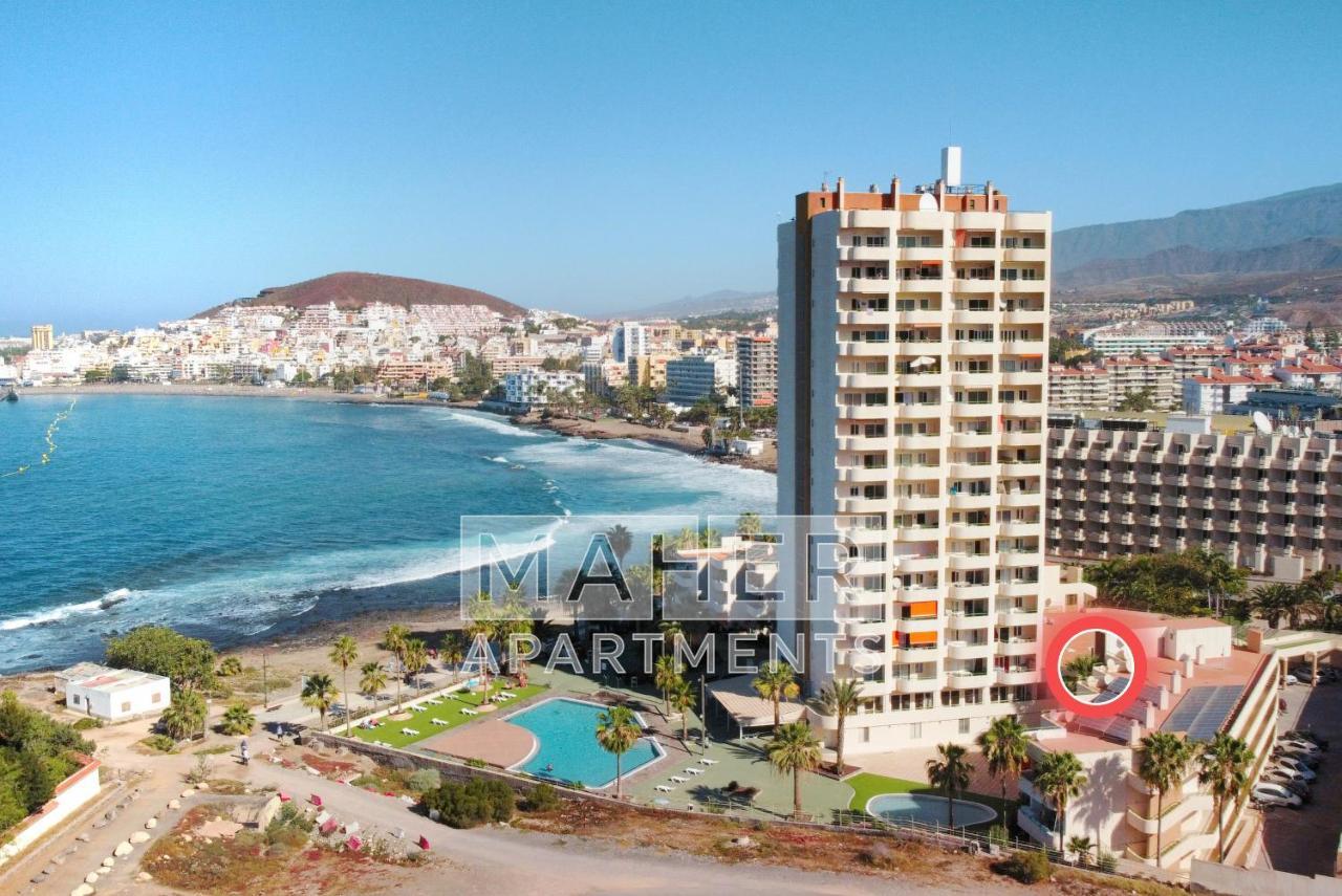 Cozy 1St Sea Line Apartment In The Quiet Area Los Cristianos  Kültér fotó